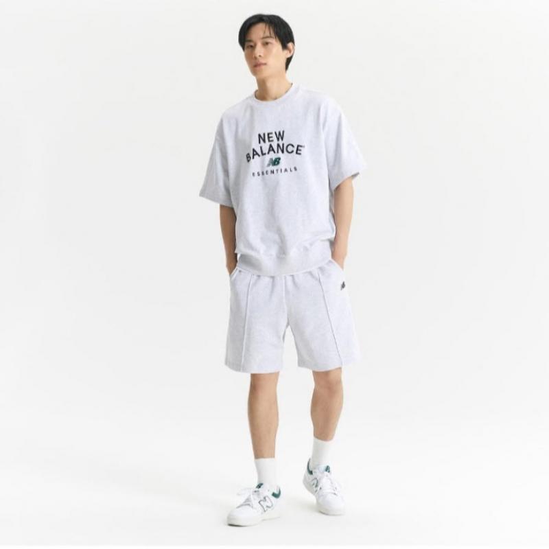 New Balance Shorts Kqj Nbnve21053 16 Public Essential Pin Tuck 5 Part Shorts  Sta