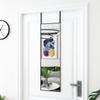 Vidaxl Door Mirror, Black, 30X100 Cm, Glass And Aluminum