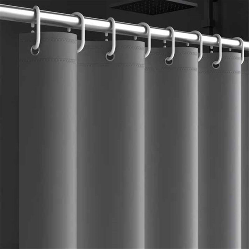 Rideau de Douche Imperméable Robuste Couleur Unie Rideau de Porte de Salle de Bain Doublure de Douche de Bain Cloison de Toilettes Rideau de Fenêtre