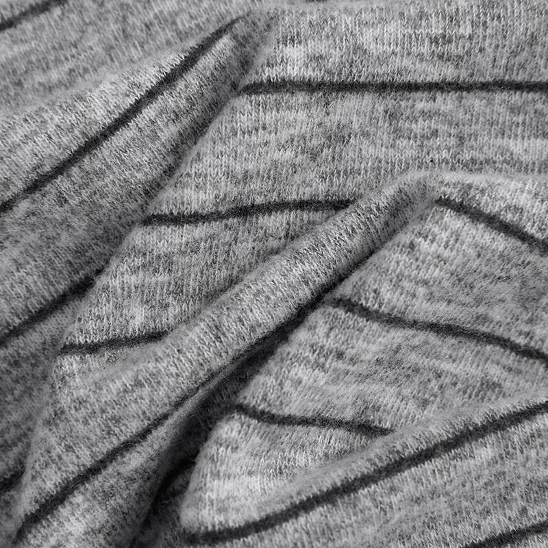 Women's Color-Block Striped Round Neck Long Sleeve T-Shirt