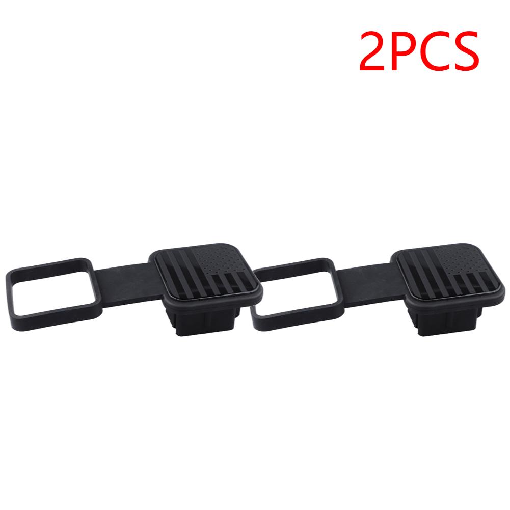 1-5PCS Trailer Hitch Receiver Cover Tow Hitch Decorative Covers Durable Rubber Plug Cover 2 Inch Universal Plug Tube Cap