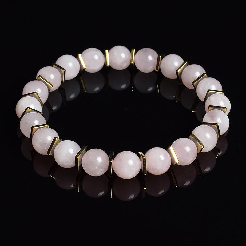Green Jades Bracelet Men Women Money Attraction Lucky Bracelets Elastic Line Natural Stone Beads Healing Crystal Jewelry Gifts 17cm розовый кварц