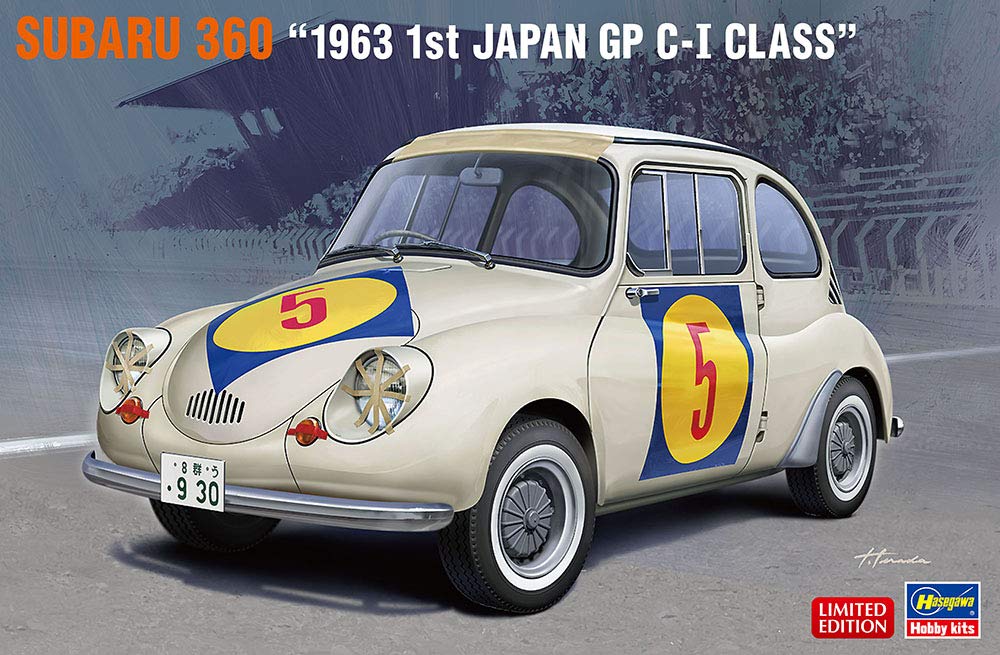 Hasegawa Subaru 360 1963 1st Japan GP Class Plastic Model 20465 1/24 C-1