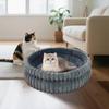 Deluxe Donut Dog Bed Washable Cat Cuddler Mat Cats Dogs Fluff Sleeping Cushion Orthopedic Calming Pet Bed For Dog Pets