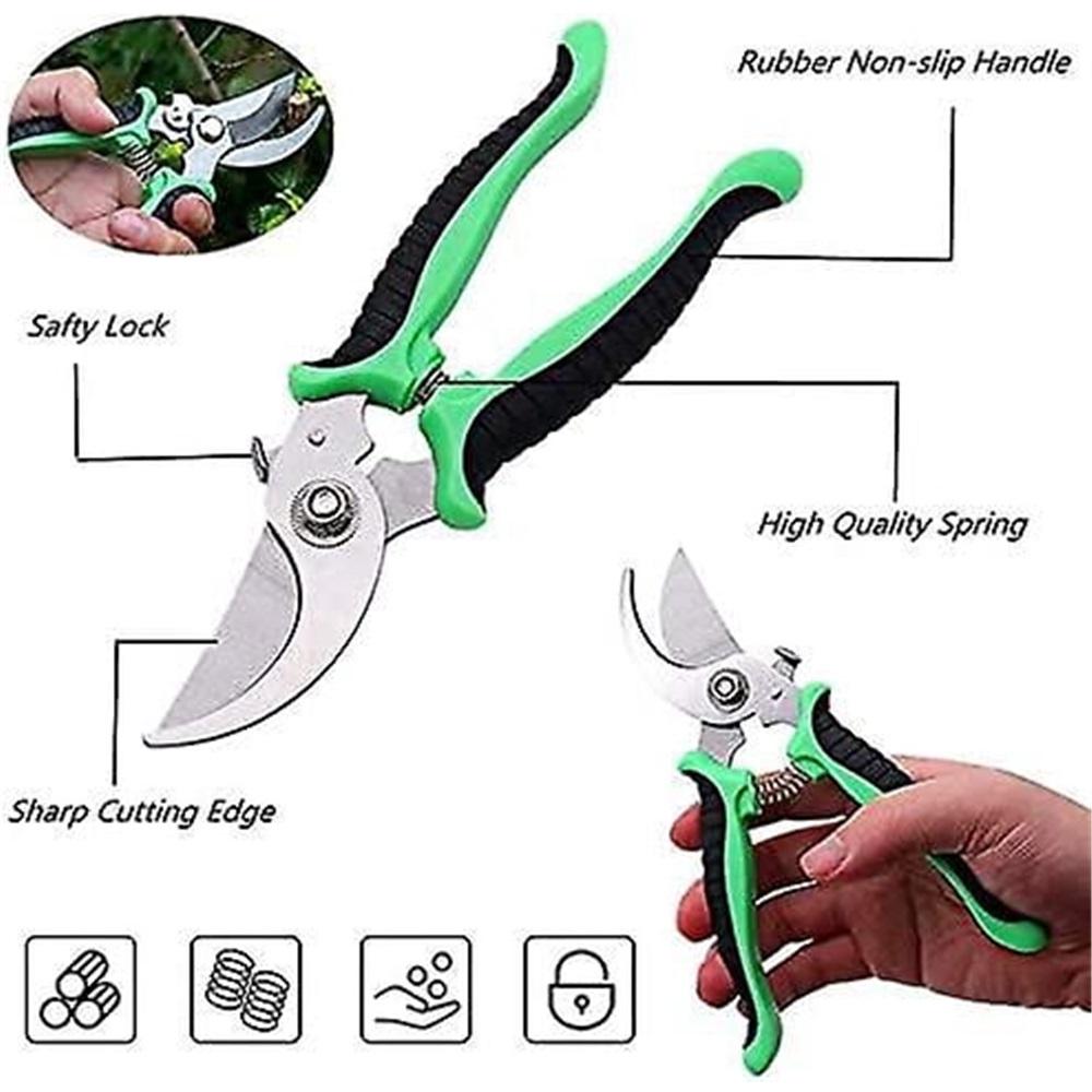 Gardening Tool Set 11pcs Aluminum Alloy Garden Tools, Hand Tools Gift Bag, With Heavy Duty Carrying Bag For Storage