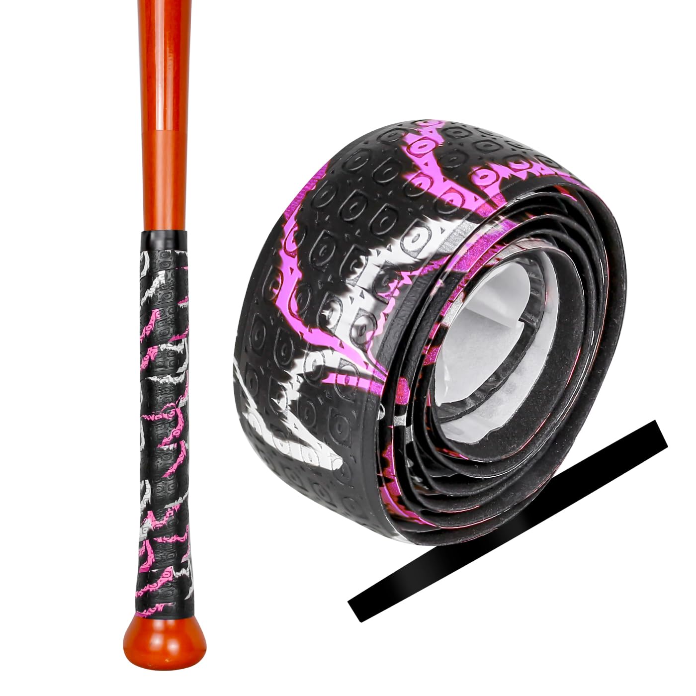 

GORIX Bat Grip Tape for Baseball Grips Suitable for Wooden and Metal Shock Ideal for Practice and Batting x (GX-BASE), Bats, Anti-Slip,