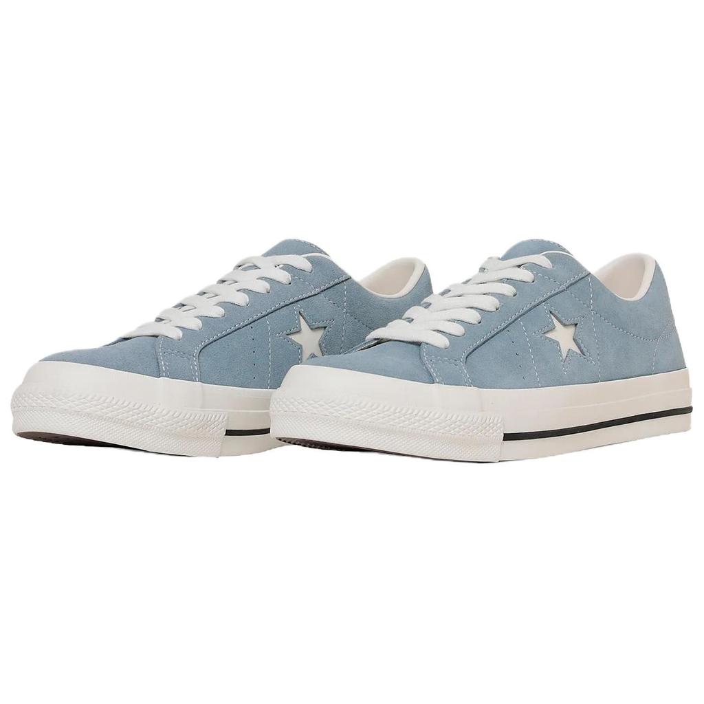 Converse One Star Suede Soft Comfortable Non-Slip Durable Low-Top Skate Shoes Unisex Sneakers Blue 35200863