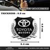 3D Badge Wheat Ear Sticker Decal Car Exterior Accessories Car Badge Body Side Sticker For Toyota RAV4 Corolla Camry Prado Crown