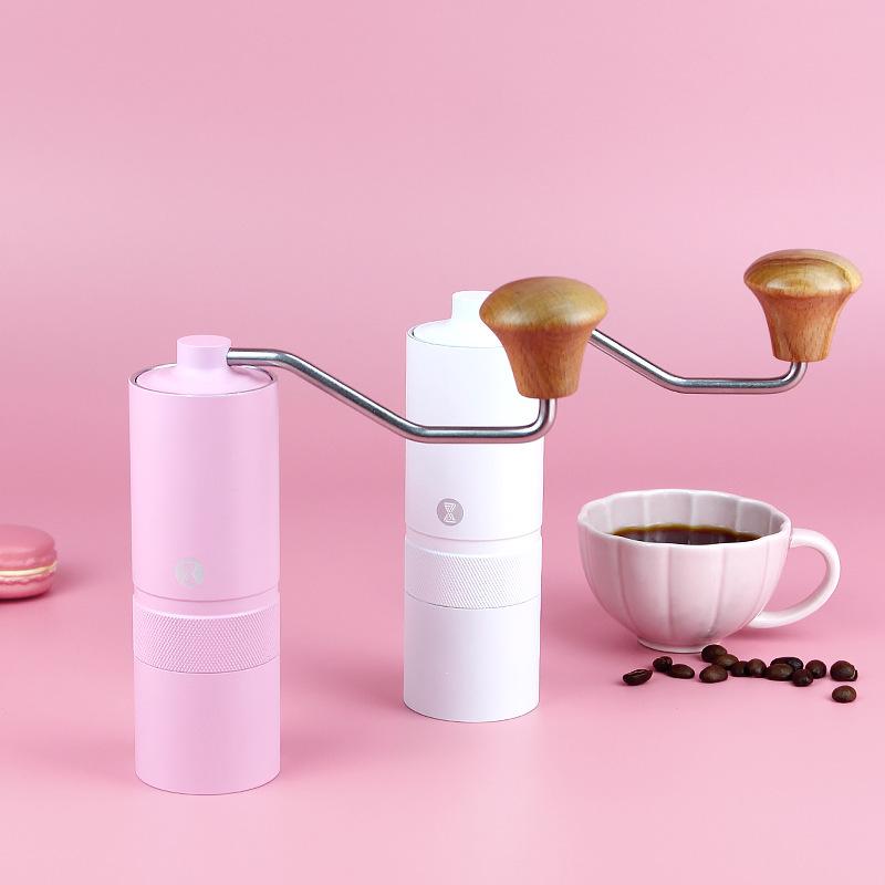 Compact Hand Crank Coffee Bean Grinder - Portable Manual Coffee Tool for Home