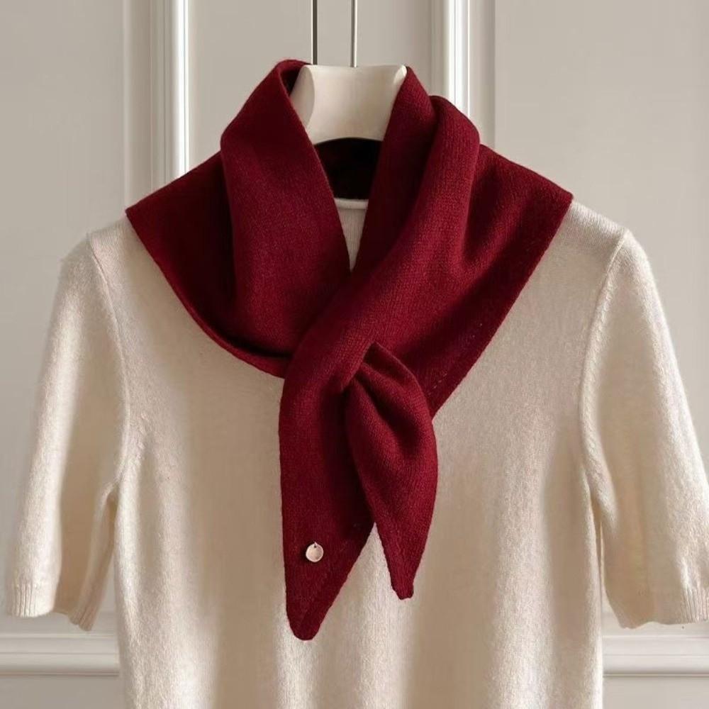 Soft Triangle Scarf Versatile Neck Kerchief New Wrap Shawl Autumn Winter