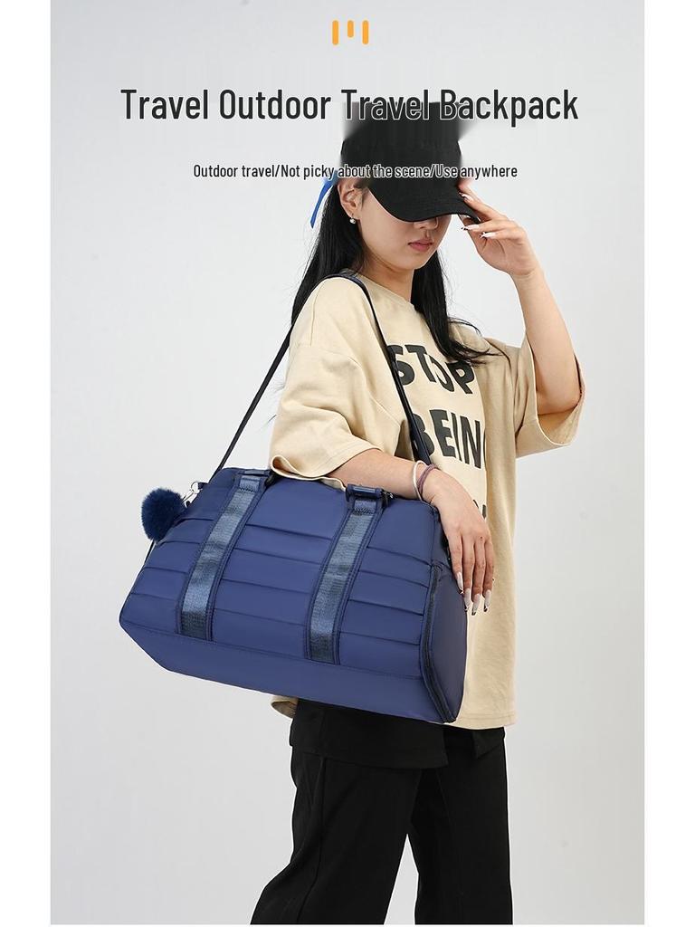 Damen Crossbody-Tasche mit großer Kapazität, einfarbig, für Reisen und Sportfitness