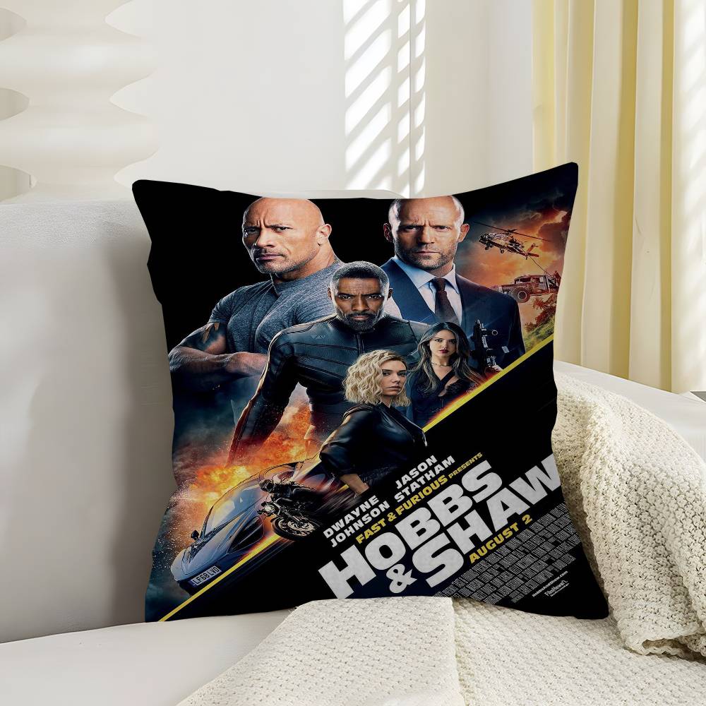 FFast and Furious Classic Movie Cushion Cover Pillowcase Upholstery Sofa Throw Pillow Home Decor Pillowcas