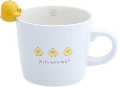 Rilakkuma Mascot H120 X W120 X D105mm San-X Mug, Kiroitori, TK23803,