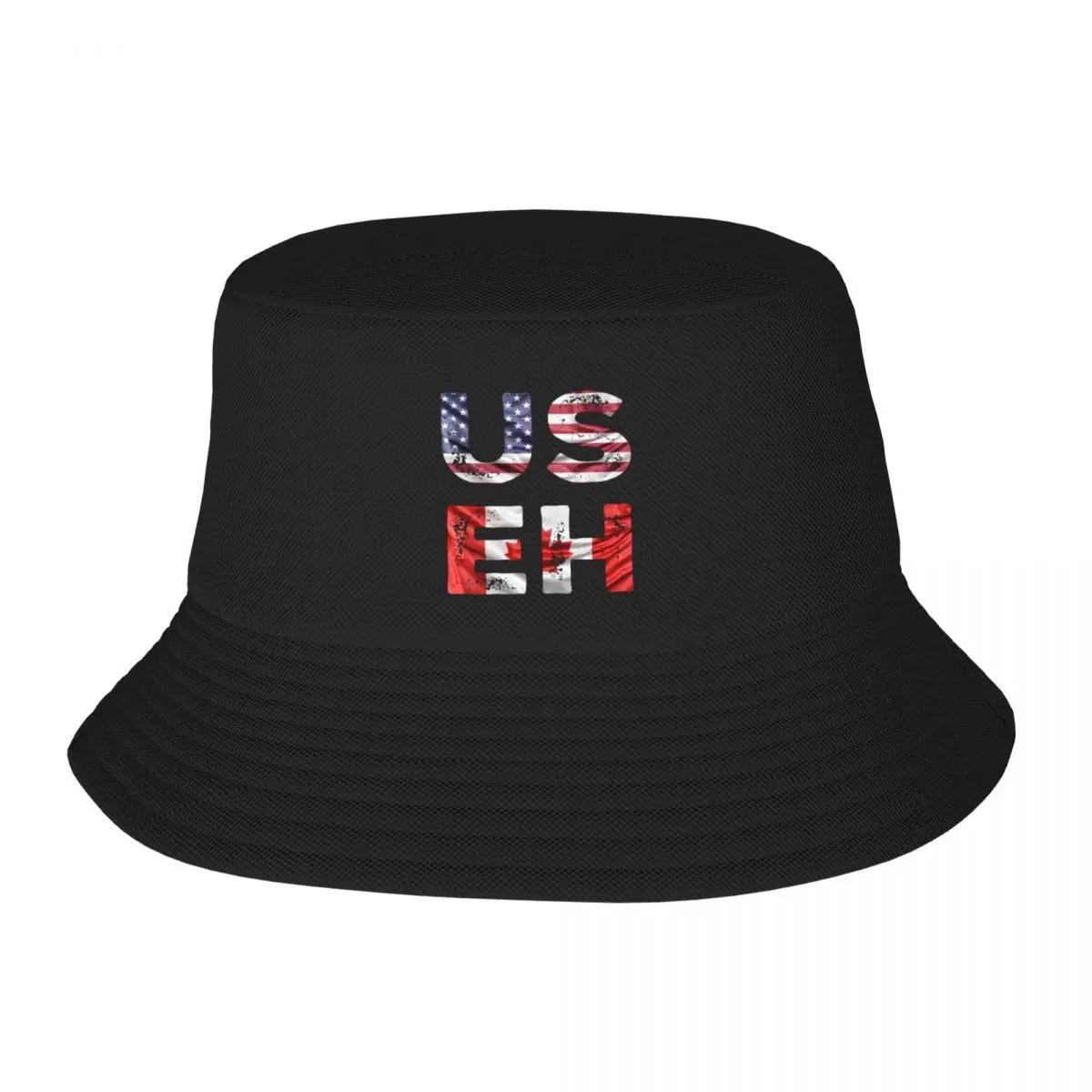 New Funny Usa Funny Canadia Us Eh American Canadian July th America Bucket Hat Caps Anime Hat Luxury Cap Women Hats Me
