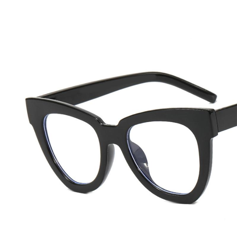 

Треугольные кошачьи глаза очки с прозрачными линзами большие простые очки для близорукости очки ботаника диоптрии -0.5 -1.0 -2.0 -3.0 -4.0 до -6.0 No degree 0