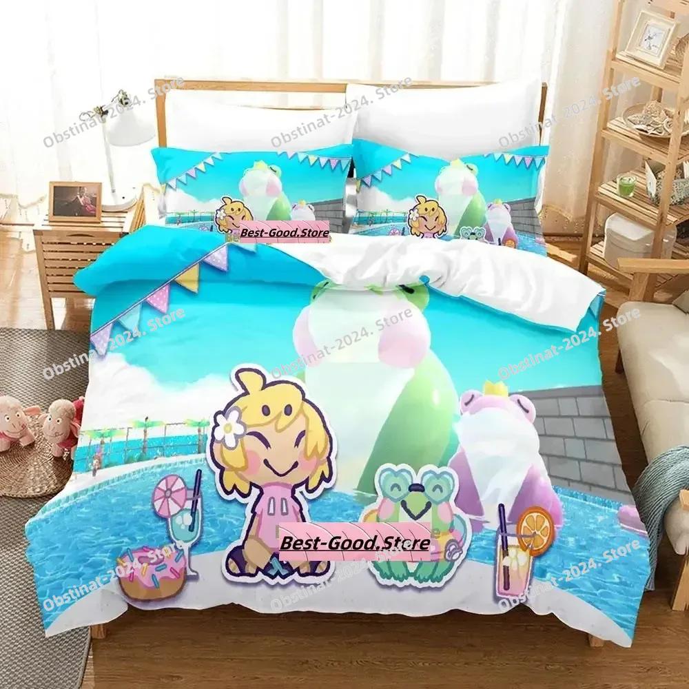 Här kommer Niko! Sängklädesset Enkelt Twin Full Queen King Size Sängset Vuxen Barn Sovrum Påslakanset Anime parure de lit Säng