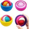 1/3 Stück 3D Kugeln Gyroskop Fidget Spinner Sensorisches Spielzeug für ADHS Kinder und Erwachsene Kreisel für Kinder Fokus und Entspannung