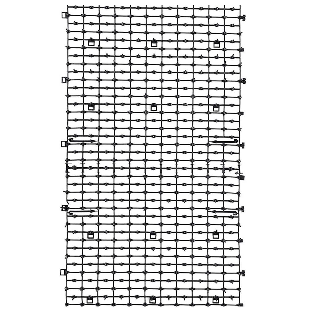 

Садовый коврик для кошения с шипами, садовый тепличный сетчатый коврик с пластиковыми гвоздями 18x30x2 м 18x30x2m чёрный