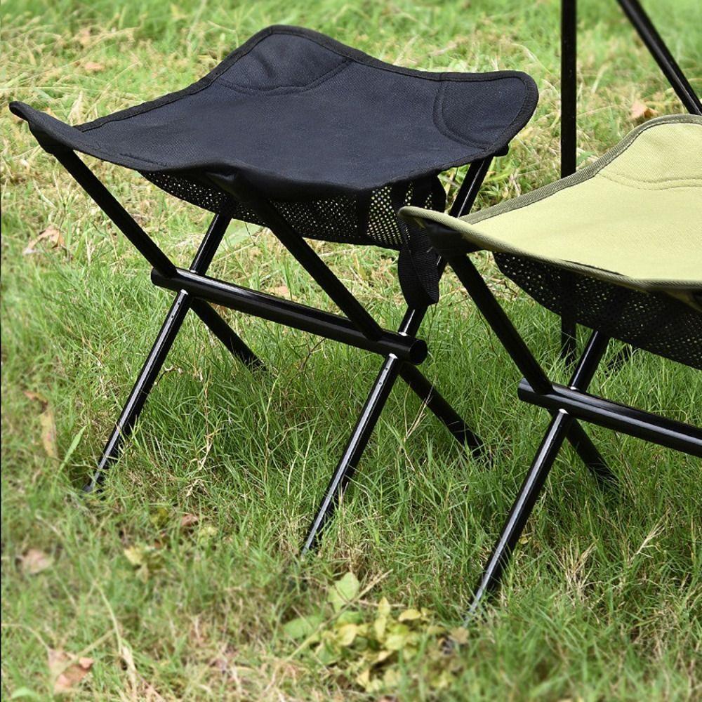 Moisture Proof Camping Folding Chair Load Bearing Folding Fishing Chair  Camping Equipment