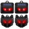 2Pcs Outdoor Coyote Raccoon Deterrent IP44 Waterproof Wild Boar Rabbit Repeller Solar Nocturnal Animal Repeller for Fox Raccoon