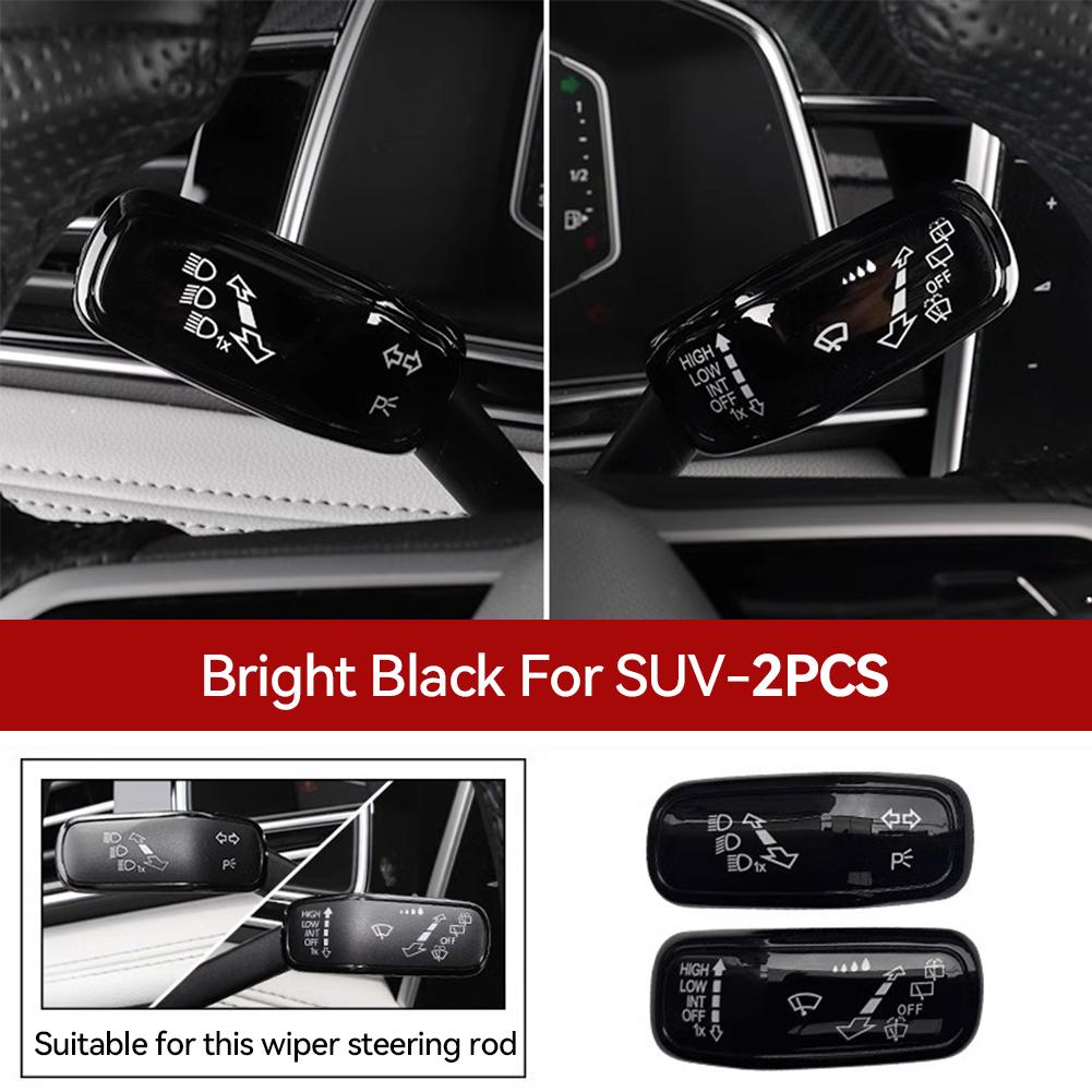 Steering Wheel Wiper Switch Trim Headlight Switch Control Cover for VW Polo Golf 7 Golf 8 Jetta Tiguan Accessories 2018-2025