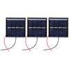 3 Pcs Polysilicon Solar Panel Cells Mini DIY Solar Panel Durable Solar Panel  DIY Battery Projects