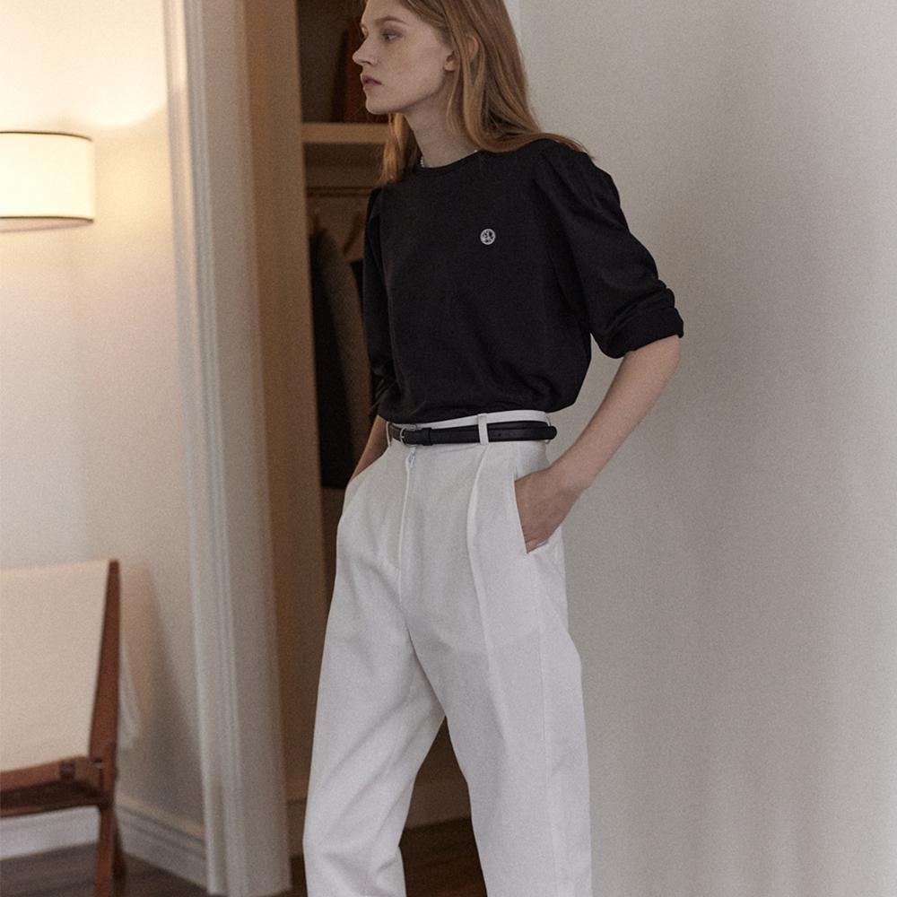 Nonlocal Tomboy Cotton Pants - Off White