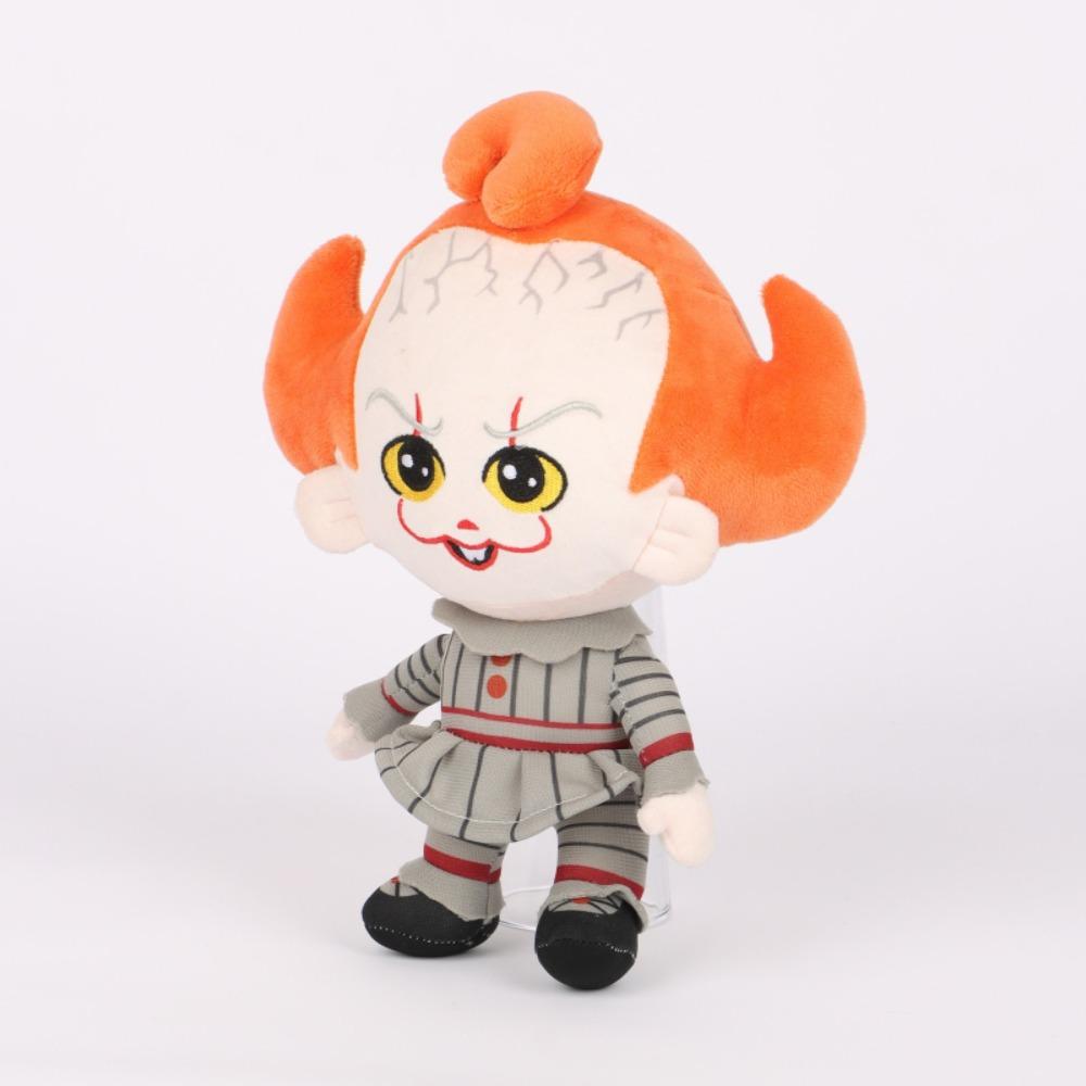 Chibi plyšová hračka Pennywise Film IT Hororový klaun Vycpávaná panenka Halloweenská sběratelská hračka Dárek