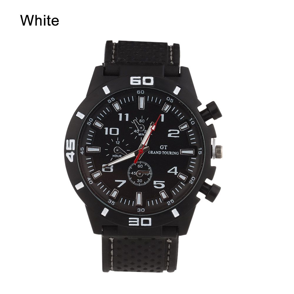 High Quality Student Silica Gel Strap Mens Watches Sports Watch Wristwatches Quartz