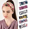 Comfortable Bohemian Style Elastic Headband With Floral Design For Active Women