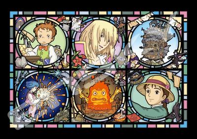 Ensky Art Crystal Jigsaw Puzzle: Howl's Moving Castle - Magic Castle Letter, 208 Pieces (208-AC27)
