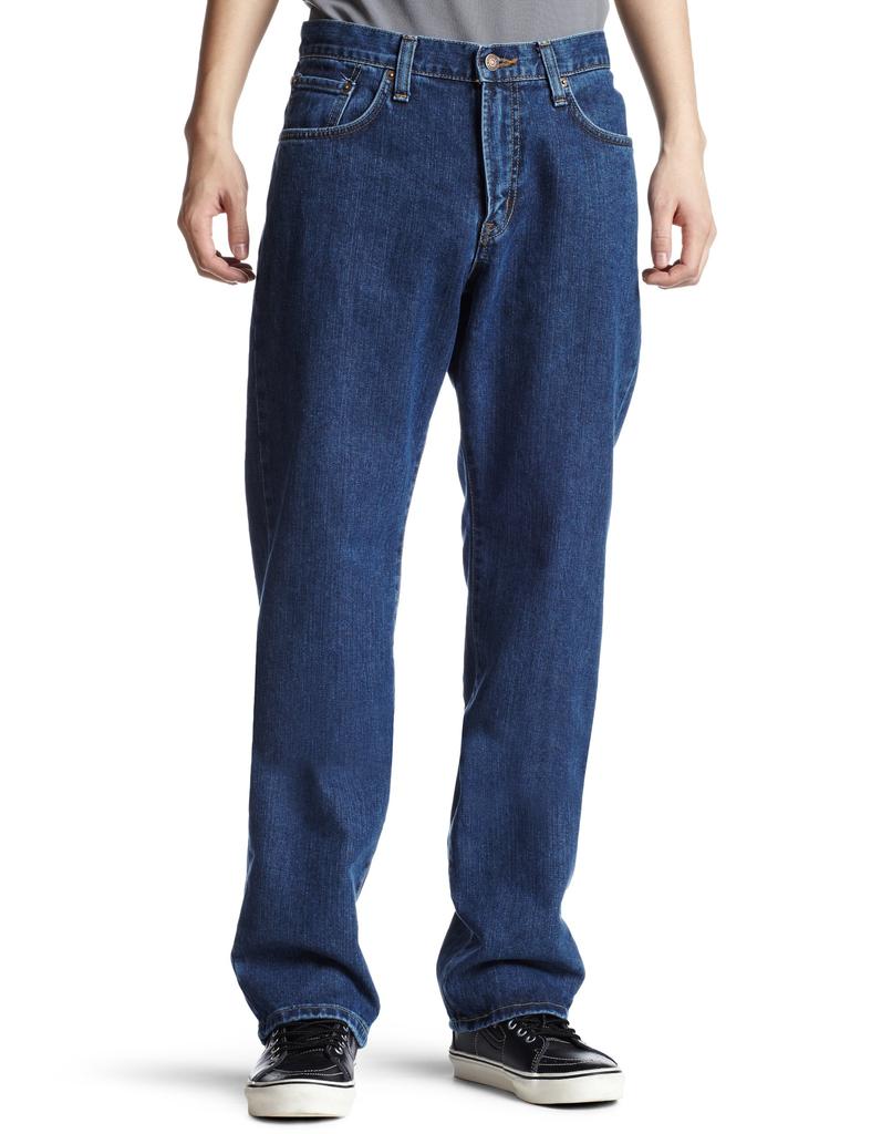 EDWIN INTERNATIONAL BASIC 404 Loose Straight Medium Blue Size 48 Denim Jeans (Medium Blue) 404-493