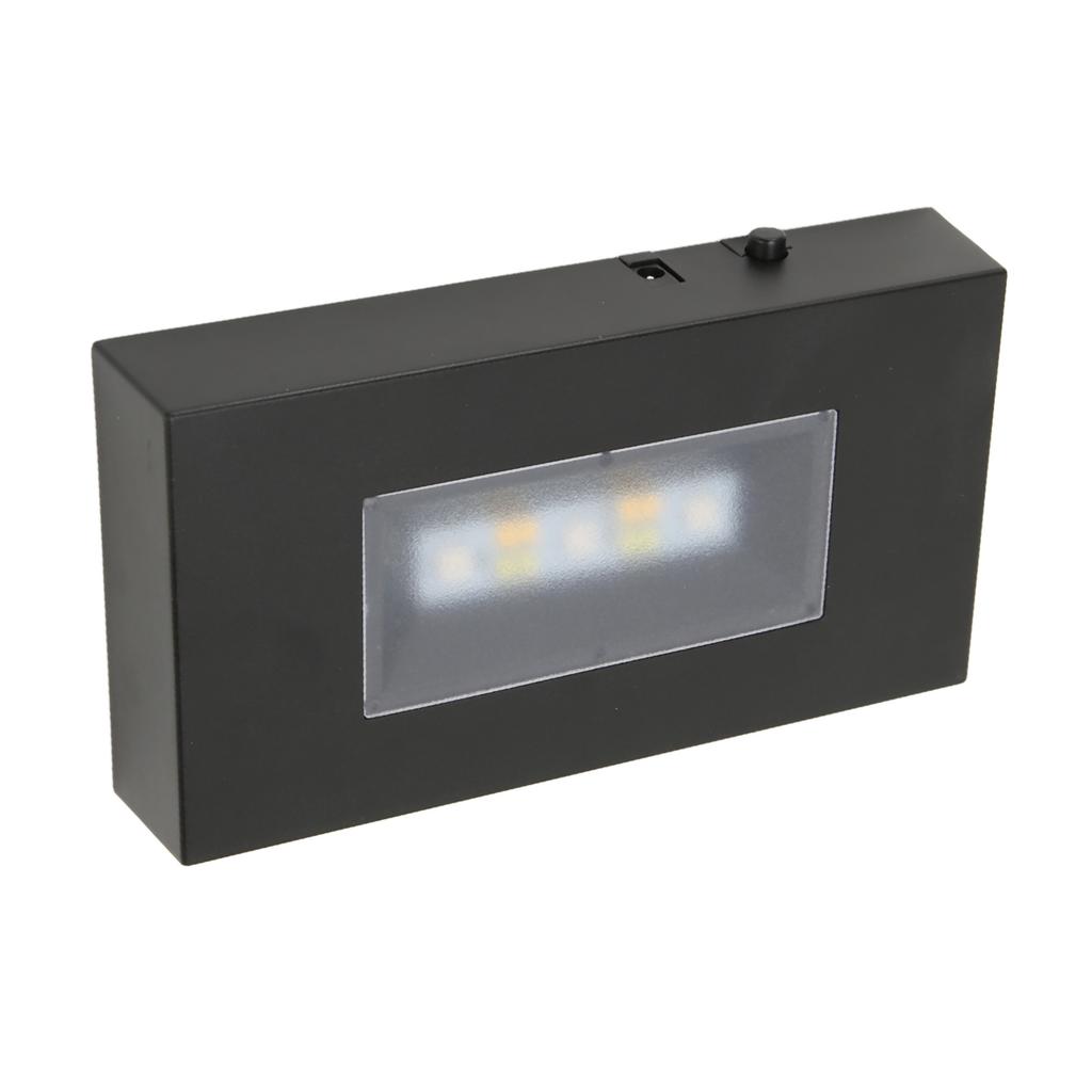 LED Light Stand Base USB Powered Multi Mode Assorted Colors Black ABS Rectangular Light Display