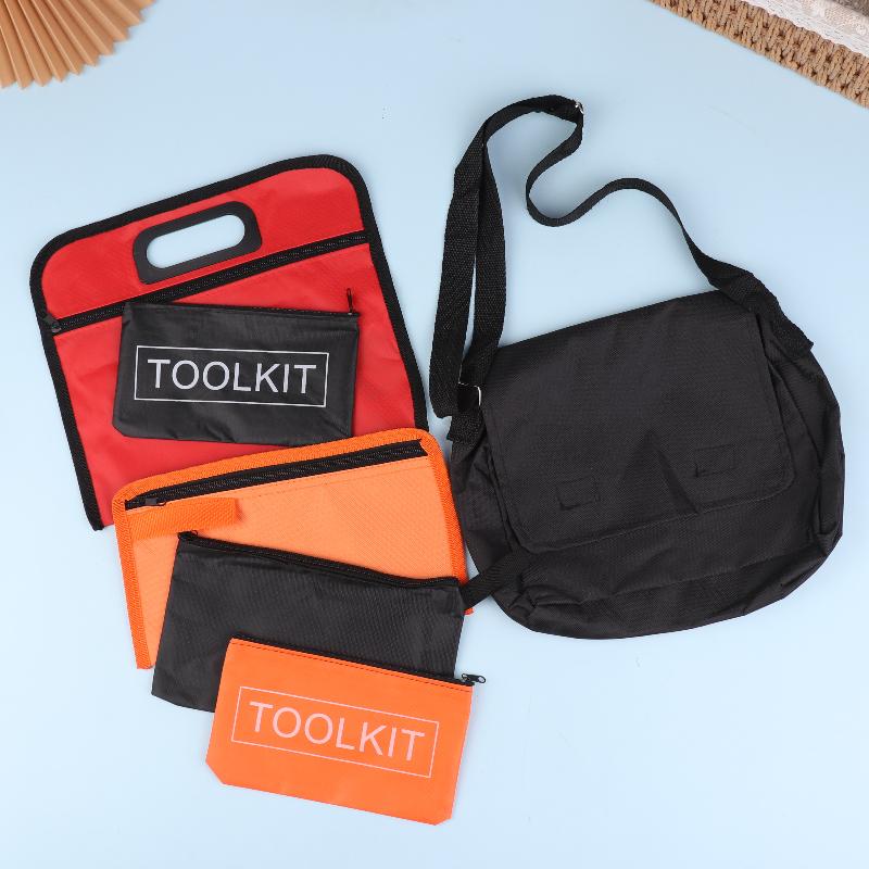 Zipper Canvas Waterproof Organizer Multi-function Portable Bag Storage Bags Hardware Toolkits Small Tool Bag