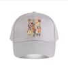 Pink Vintage Floral Casual  Baseball Cap Fashion Unisex Sunhat Womens Outdoor Sports Snapback Cap