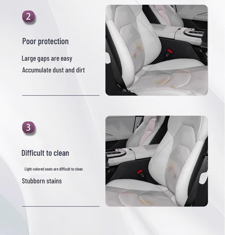 Four Seasons Universal Napa Leather Seat Cover for Xiaomi SU7 - Breathable Protective Cushion Accessory