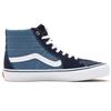 Vans Skate Sk8-hi Splicing Contrasting Colors Casual Sports Skateboarding Shoes Unisex Navy Blue Men's VN0A5FCCNAV