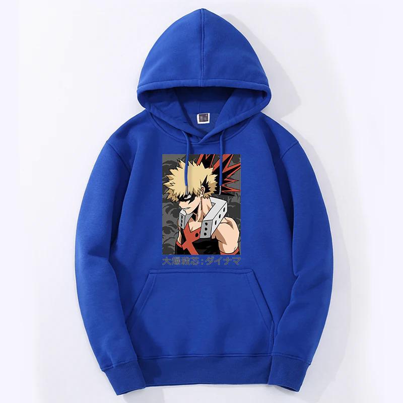 My Hero Academia Anime Clothing Bakugou Hoodies
