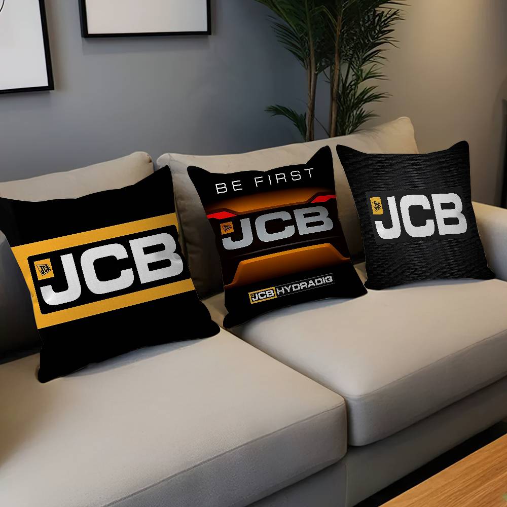 J-Jcbs Logo Kissenbezug Design Kissenhülle Dekor Feiertagsdekorati