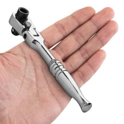1/4 Inch Quick Spanner Tool Round Handle Double Head Ratchet Durable Ratchet Wrench Hand Tool