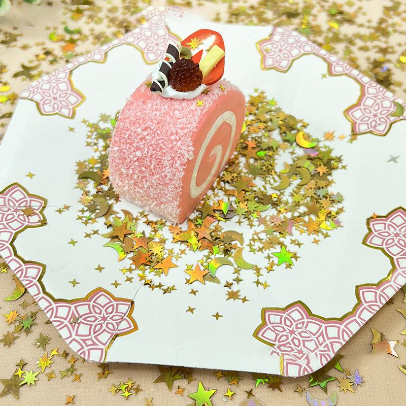 15g/Pack Iridescent Glitter Star Confetti Ramadan EID Mubarak Home Decoration Wedding Birthday Table Scatter Muslim Party Supply