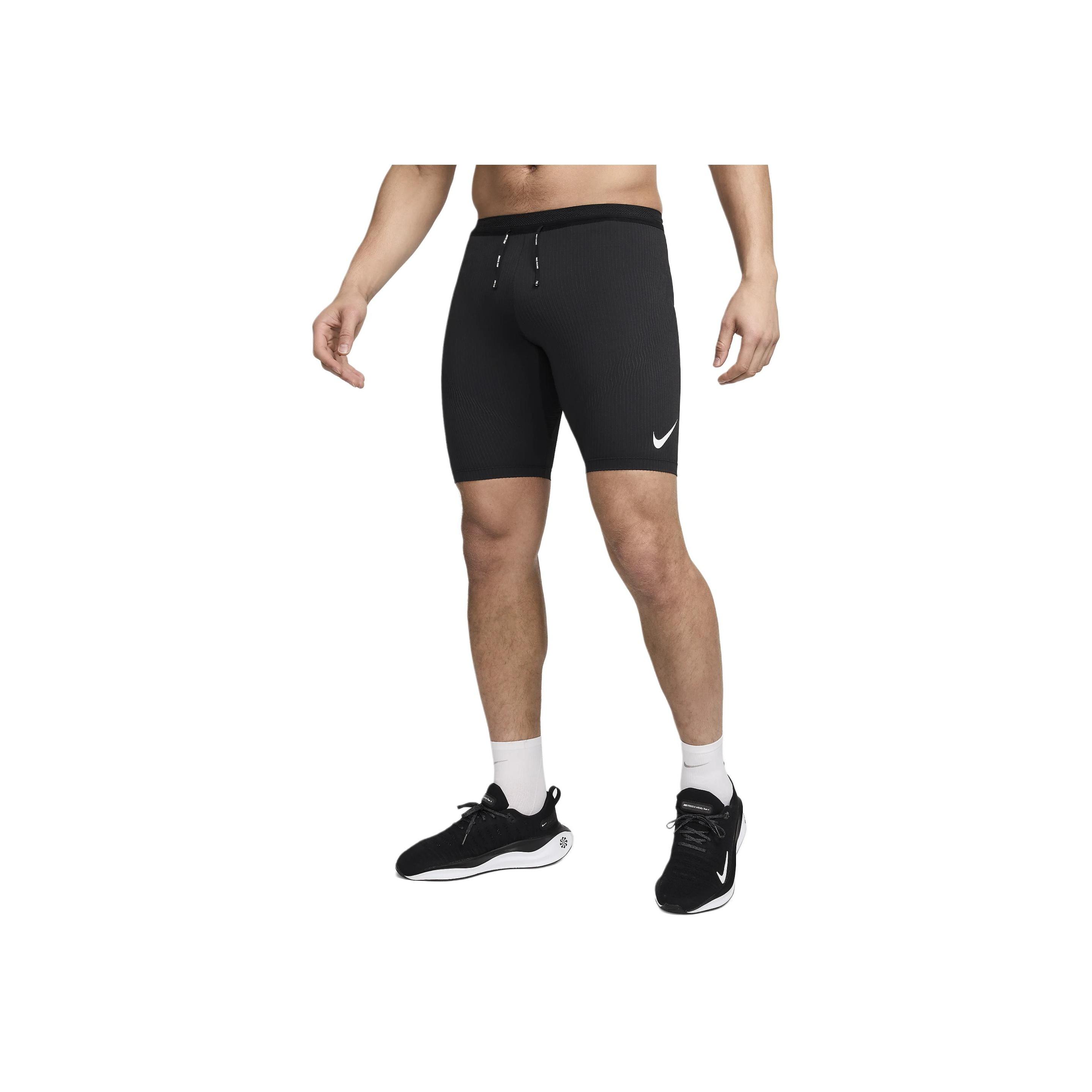 

Nike Aeroswift Logo Удобные шорты для бега на шнуровке Мужские шорты Черные FN3369-011 L