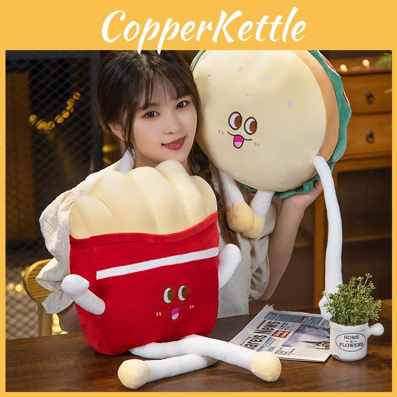 Hamburg Fries French Plush Toy Cartoon Gourmet Stuffed Doll Gift Decoration