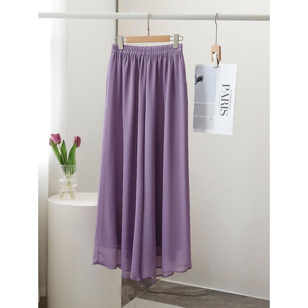 

DIMANAF Великий розмір 2021 Жіночі лляні штани Еластичні вінтажні корейські базові жіночі однотонні модні широкі широкі широкі широкі брюки XL фіолетовий