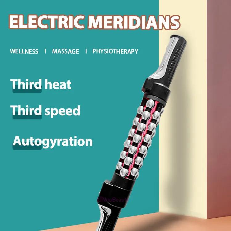

360° Heated Massage Roller Relaxing Deep Tissue Massage for Neck, Back & Legs Rechargeable & Portable Wireless Body Massager