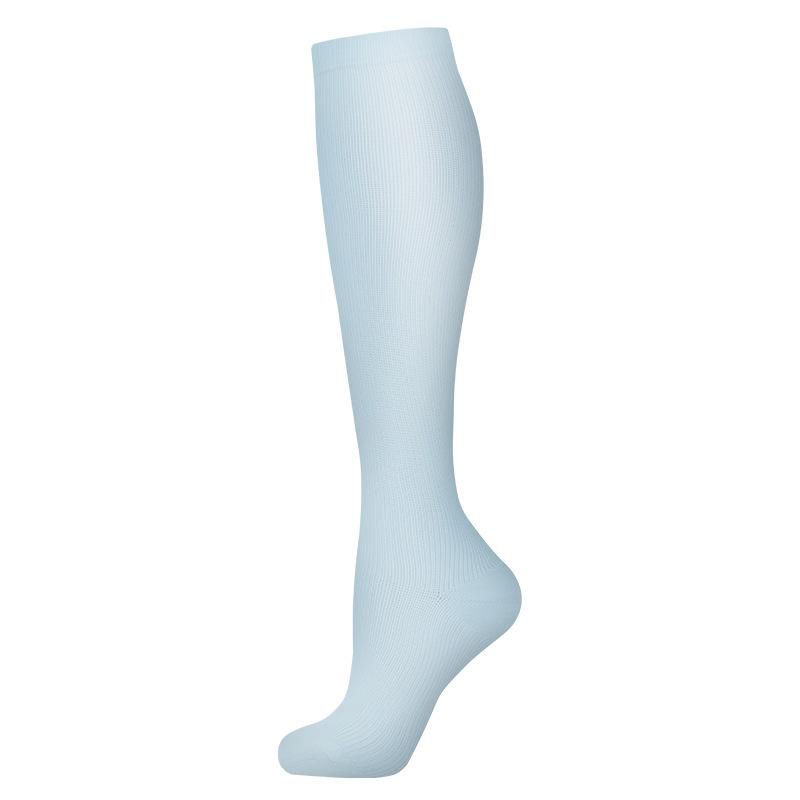 Compression Socks Small Dots Stripe Candy Color Varicose Vein Nurse Sports Running Calf Pressure Stockings Protect Feet Support