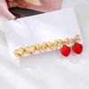6PCS Set Cute Heart Buterfly Pendant Earrings for Women Girls Unique Aesthetic Charm Daily Wear Anti-allergy  Accessories