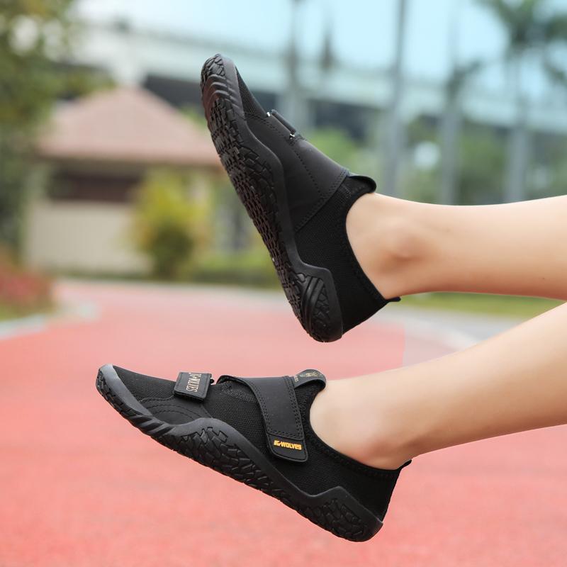 Women Light Elastic Training Shoes Men's Weightlifting Squat Shoes Barefoot Gym Fitness Sneakers Casual Sports Shoes Non-slip