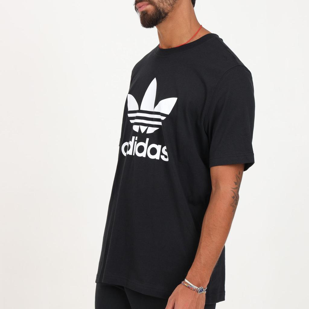 Adidas Originals Adicolor Classics Logo Print T-Shirt Men Tops Black IM4410