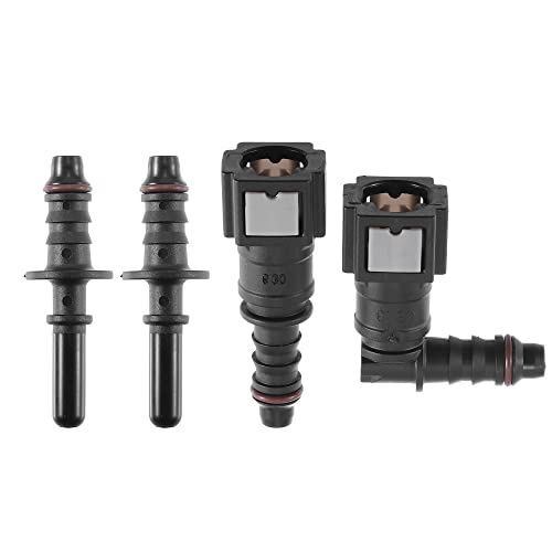 

uxcell Nylon Fuel Line Hose Quick Release Connector Disconnect Hose Straight 90 Degree 6.3mm SAE-8mm Nylon Hose